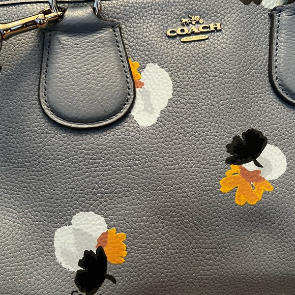 Blue Coach satchel - Picture 3 of 9